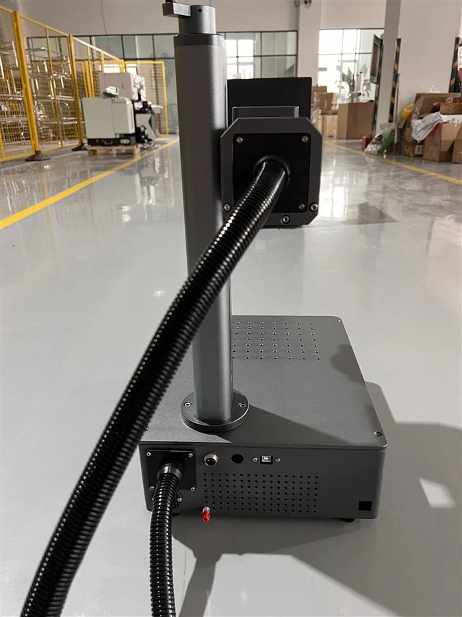 Fibre laser marking machine rear panel connections