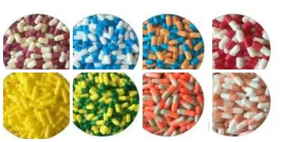 Custom coloured empty capsules imported from China to South Africa