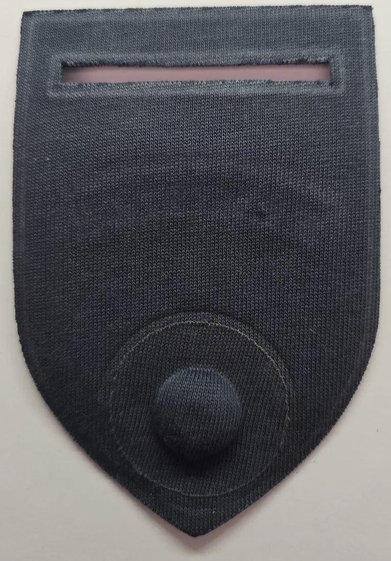 Custom patch reverse showing weighted backing